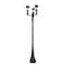 Z-Lite Davina 3 Light Outdoor Post Mounted Fixture, 31.5in. W x 115.25in. H, Black 5016PHMR-3-564P-BK - alternate 7